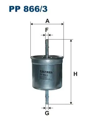 FILTRON PP866/3 Yakıt Filtresi 32242189 resmi
