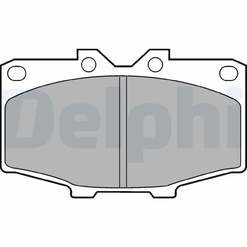 DELPHI LP448 Ön Fren Balatası resmi