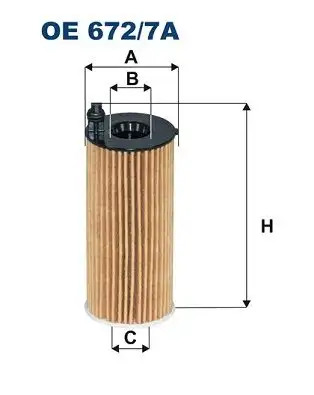 FILTRON OE672/7A Yağ Filtresi 11428575211 resmi