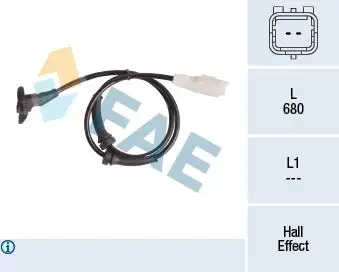 FAE 78181 ABS Hız Sensörü (Ön) resmi