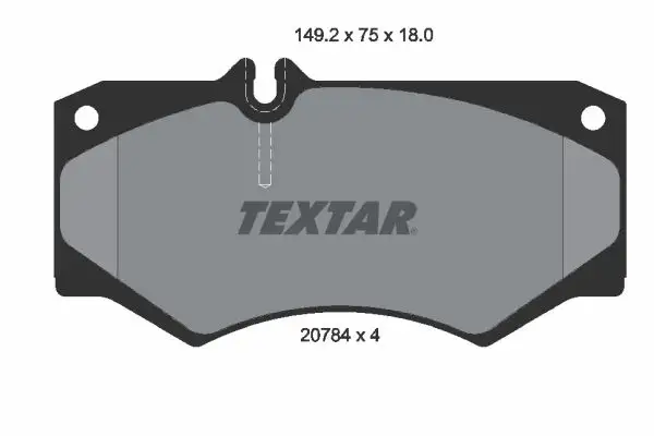 TEXTAR 2078401 Ön Fren Balatası resmi