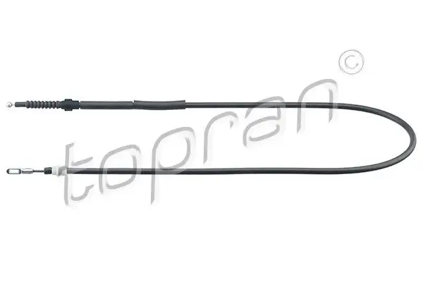 TOPRAN 110727001 El Fren Halatı (Arka) 7M0609701B resmi