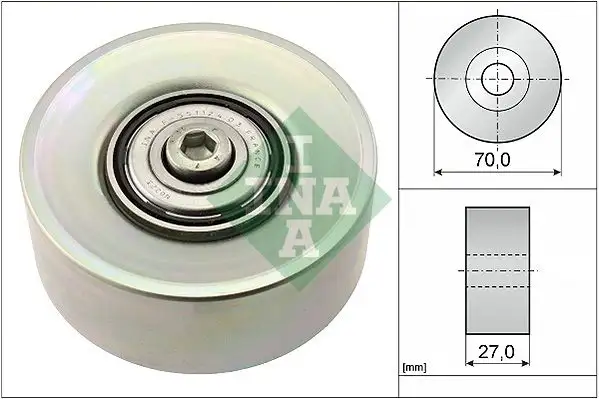 INA 532039810 Alternatör Gergi Rulmanı 11287799464 resmi