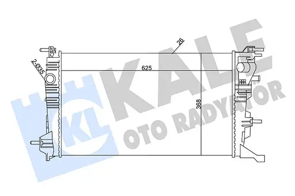 KALE 351030 Radyatör resmi