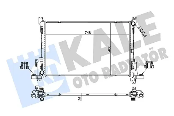 KALE 355630 Radyatör resmi