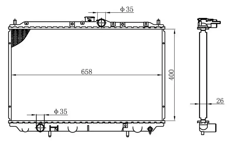 ORIS BMI071016 Radyatör MB925637 resmi