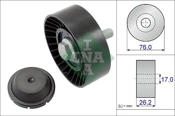 INA 532063210 Alternatör Gergi Rulmanı 03F145276 resmi