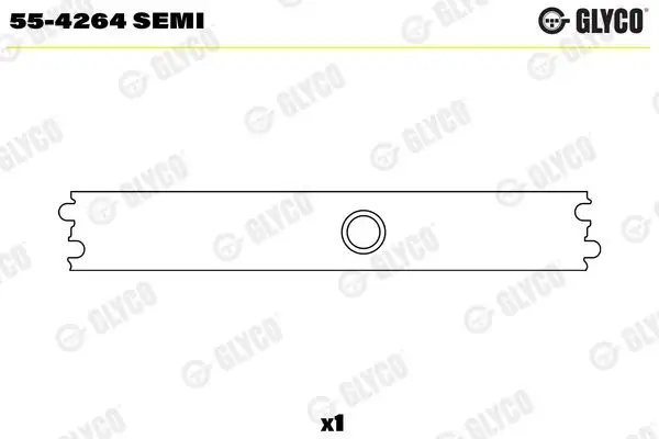 GLYCO 55-4264-SEMI Piston Kol Burcu F34198 resmi
