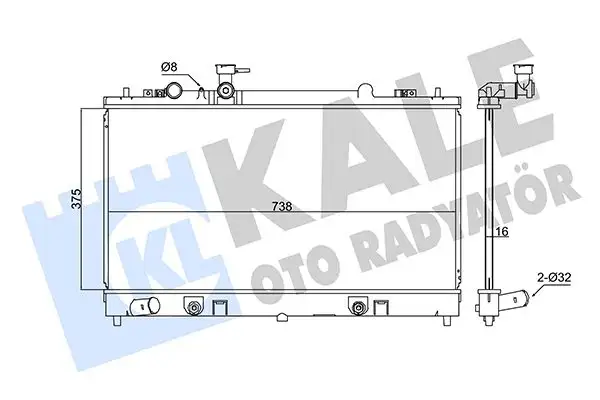 KALE 347885 Radyatör resmi