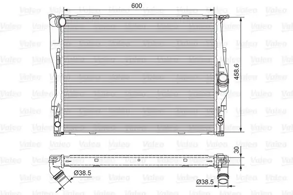 VALEO 701542 Radyatör resmi
