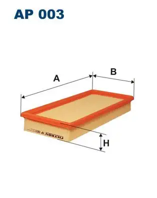 FILTRON AP003 Hava Filtresi resmi