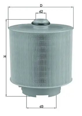 MAHLE LX1006/2D Hava Filtresi 4F0133843 resmi
