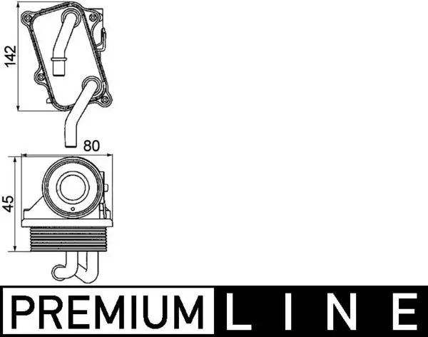 MAHLE CLC24000P Motor Yağ Soğutucu resmi