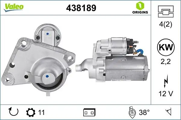 VALEO 438189 Marş Motoru resmi