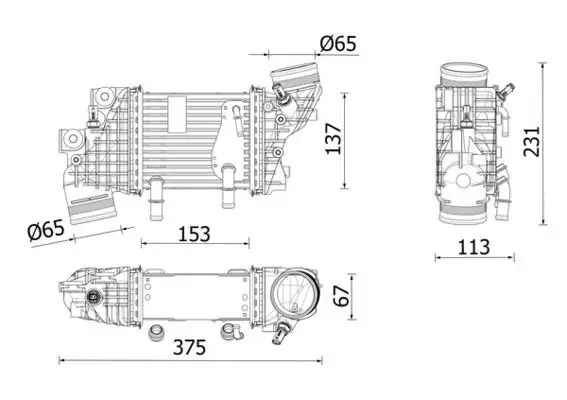 MAHLE CI663000P Turbo Radyatörü resmi