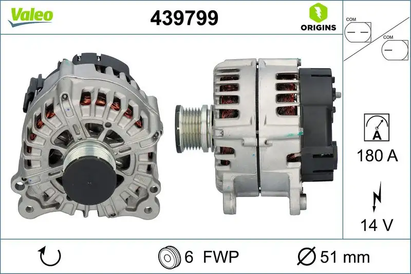 VALEO 439799 Şarj Dinamosu resmi