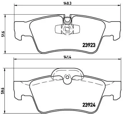 BREMBO P50064 Arka Fren Balatası resmi