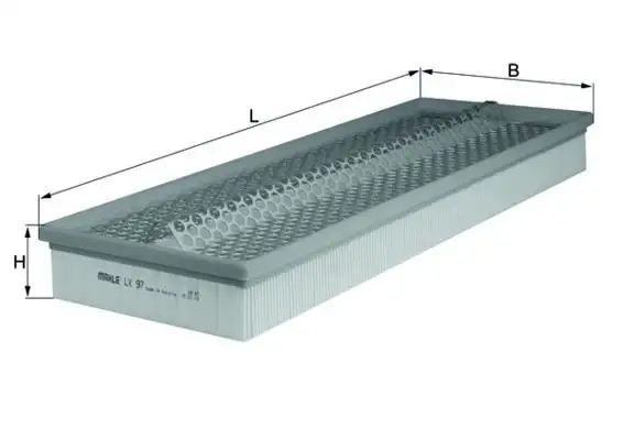 MAHLE LX97 Hava Filtresi resmi