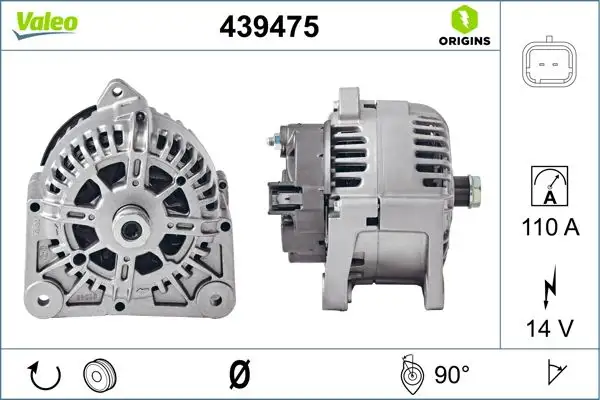 VALEO 439475 Şarj Dinamosu resmi