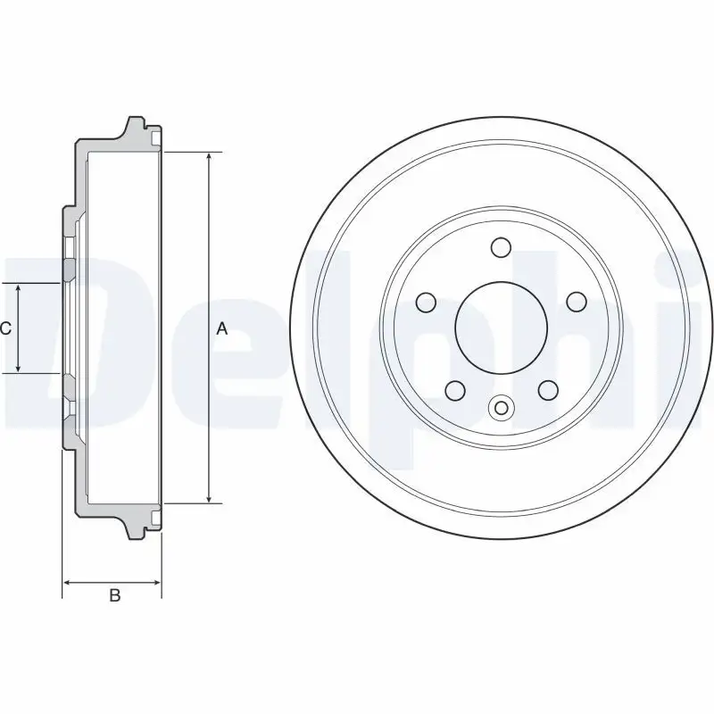 DELPHI BF556 Fren Kampanası 95224012 resmi