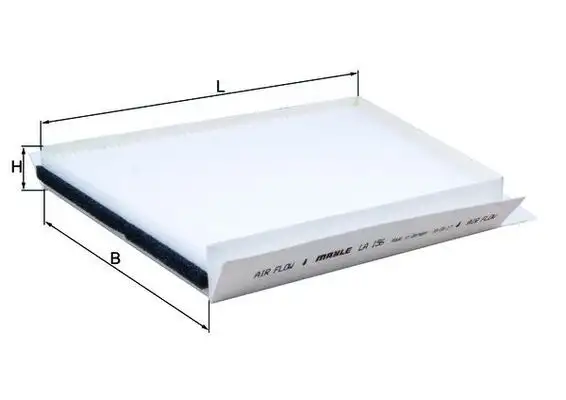 MAHLE LA156 Polen Filtresi A2118300003 resmi