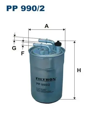 FILTRON PP990/2 Yakıt Filtresi resmi