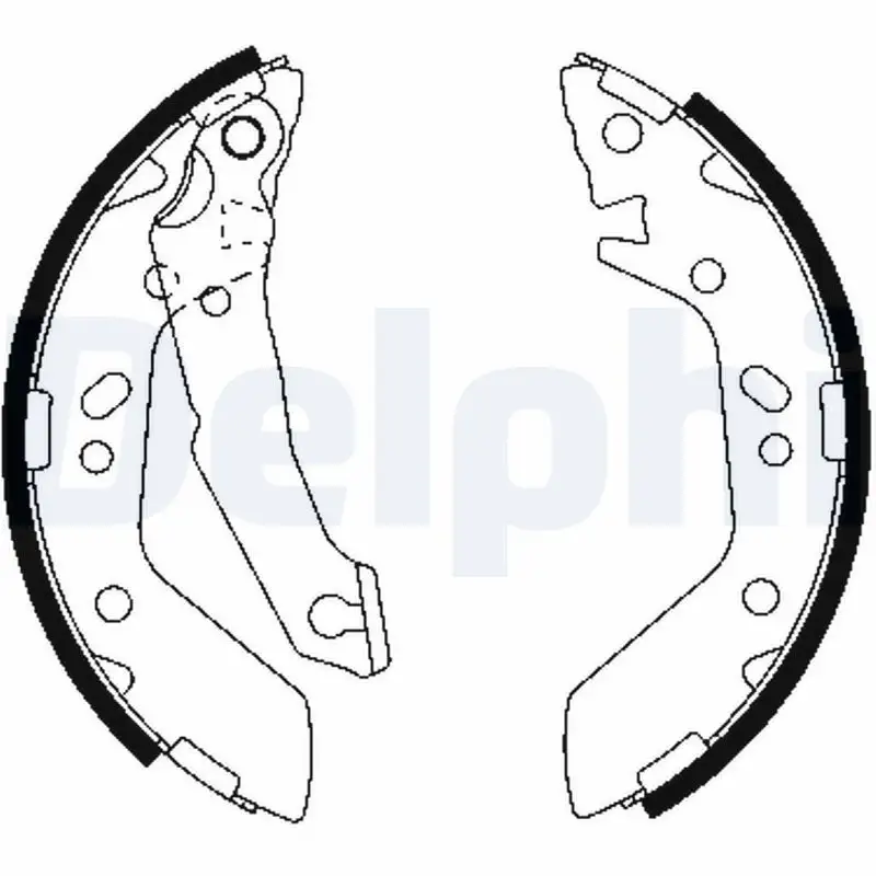 DELPHI LS1909 Arka Fren Balatası 5830525A10 resmi