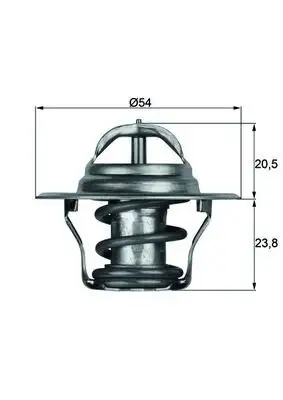 MAHLE TX1480D Termostat 2120099B02 resmi