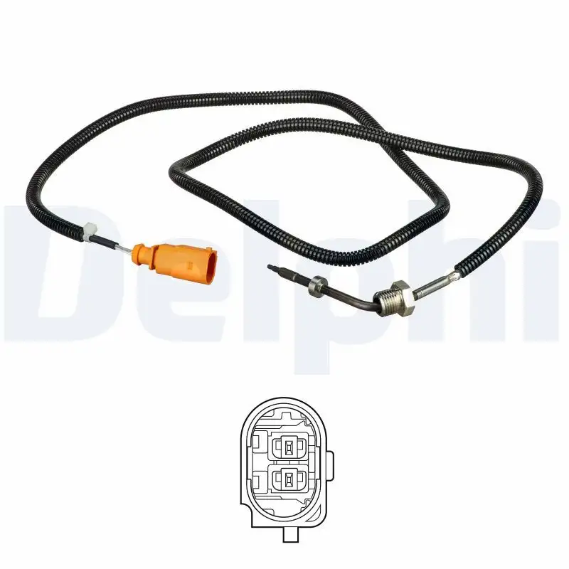 DELPHI TS30264 Egzoz Sıcaklık Sensörü 070906088P resmi