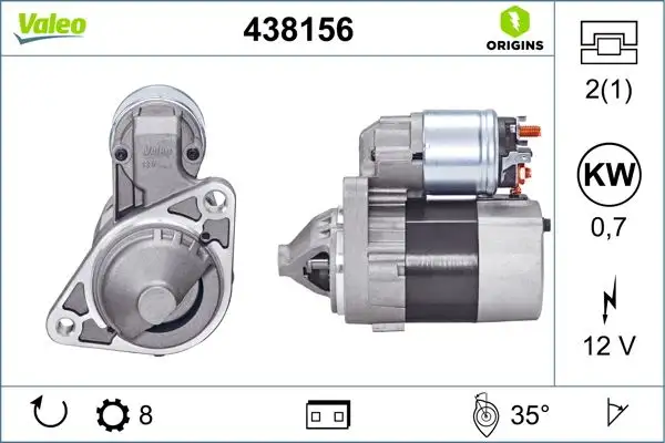 VALEO 438156 Marş Motoru resmi