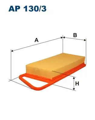 FILTRON AP130/3 Hava Filtresi resmi