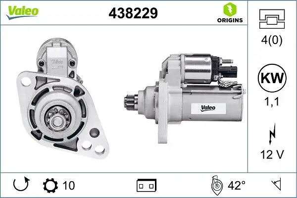 VALEO 438229 Marş Motoru resmi