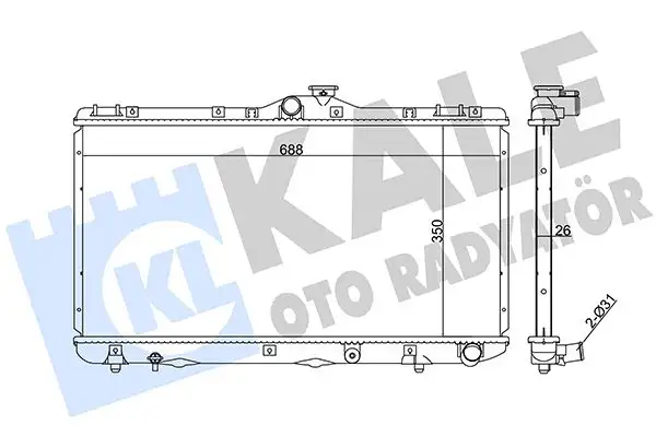 KALE 351885 Radyatör resmi