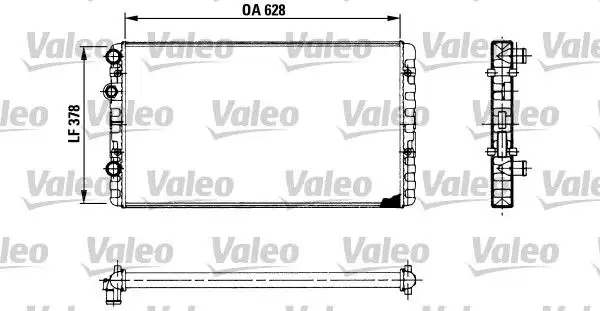 VALEO 730955 Radyatör resmi