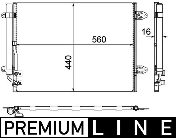 MAHLE AC733000P Klima Radyatörü resmi