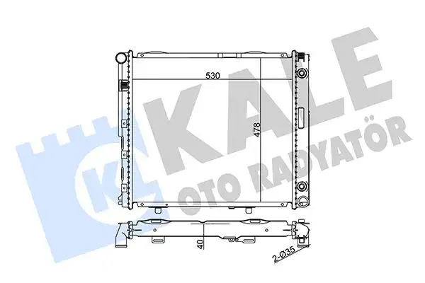 KALE 346160 Radyatör resmi