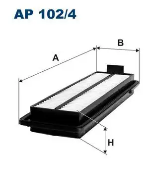 FILTRON AP102/4 Hava Filtresi 17220RBDE00 resmi
