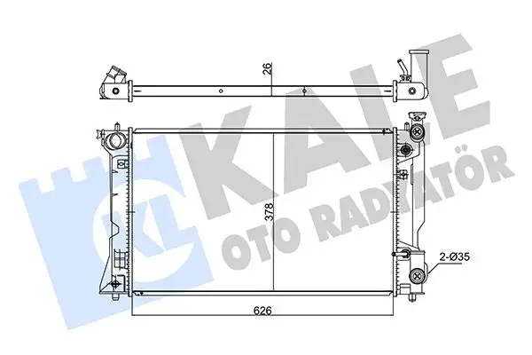 KALE 348145 Radyatör resmi