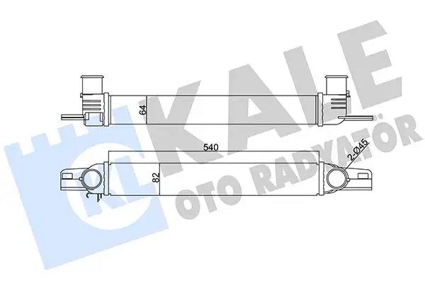 KALE 344300 Turbo Radyatörü 51790623 resmi