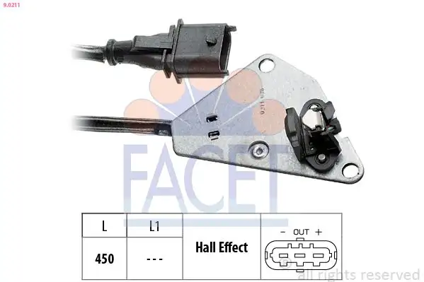 FACET 9.0211 Eksantrik Sensörü 46520138 resmi