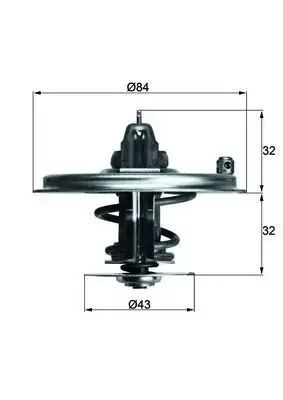 MAHLE TX3685D Termostat resmi