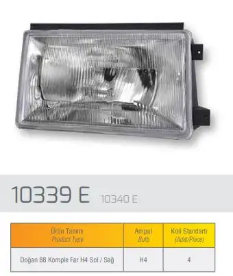 FARBA 10340D Ön Far (Sağ) resmi