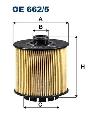 FILTRON OE662/5 Yağ Filtresi resmi