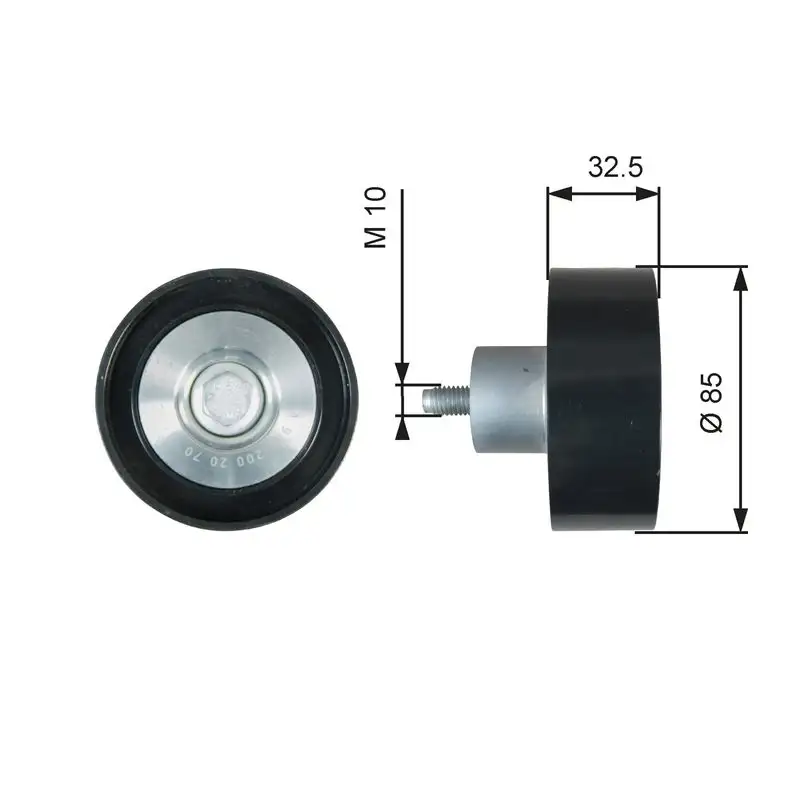 GATES T36625 Alternatör Gergi Rulmanı A9362002070 resmi