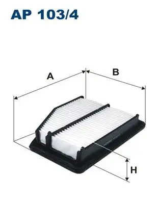 FILTRON AP103/4 Hava Filtresi 17220R1AA01 resmi