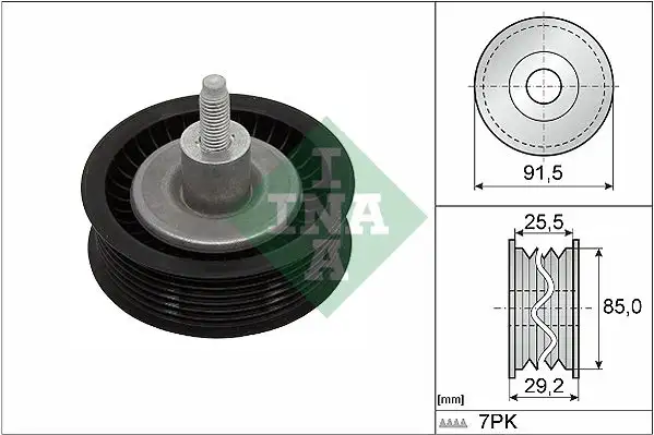 INA 532090910 Alternatör Gergi Rulmanı BK3Q6C344BA resmi