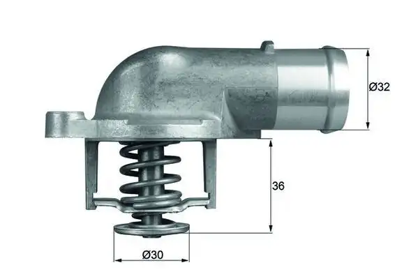 MAHLE TI21287D Termostat 070121114 resmi