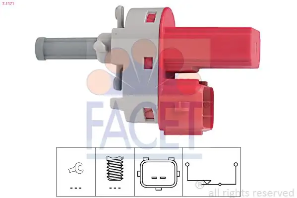 FACET 7.1171 Debriyaj Pedal Müşiri resmi