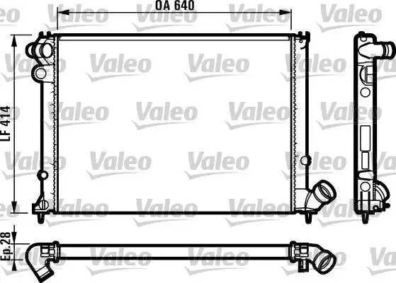 VALEO 731381 Radyatör resmi