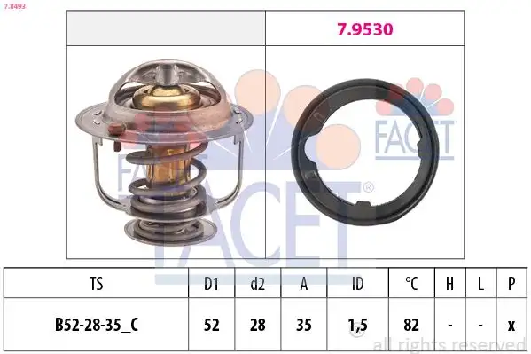 FACET 7.8493 Termostat resmi
